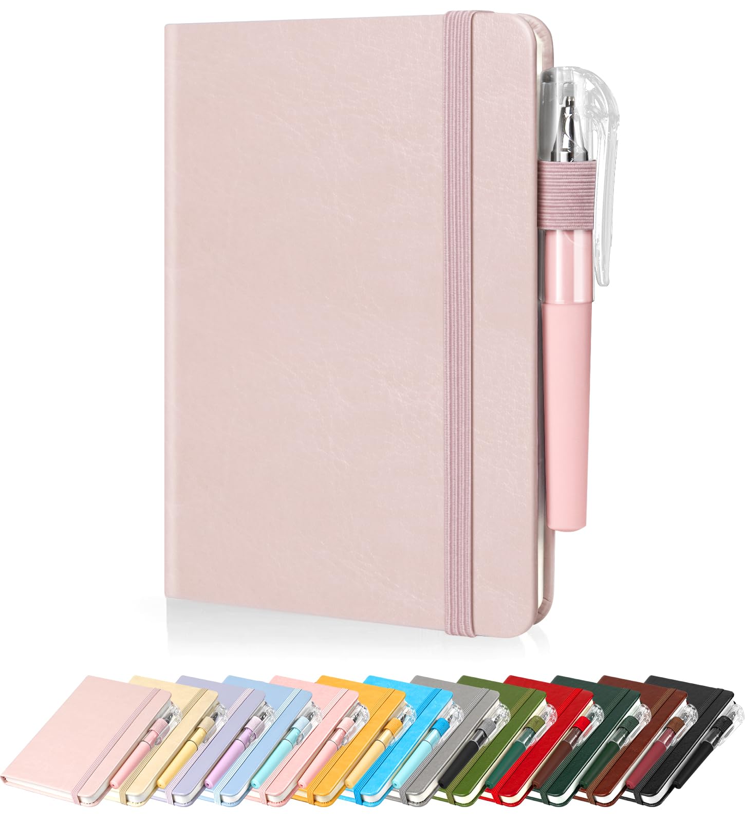 Smarpau Pocket Notebook A6-120 Pages Small Notepad with Pen — image 1