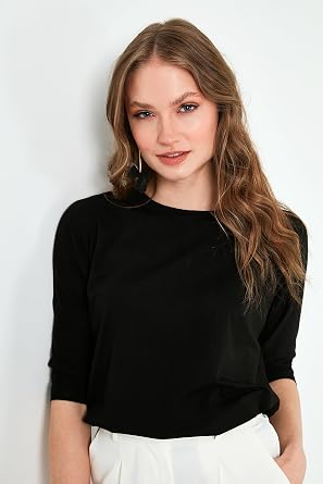 Lela Bisiklet Yaka Truvakar Kol Bluz Bayan 5861416Y