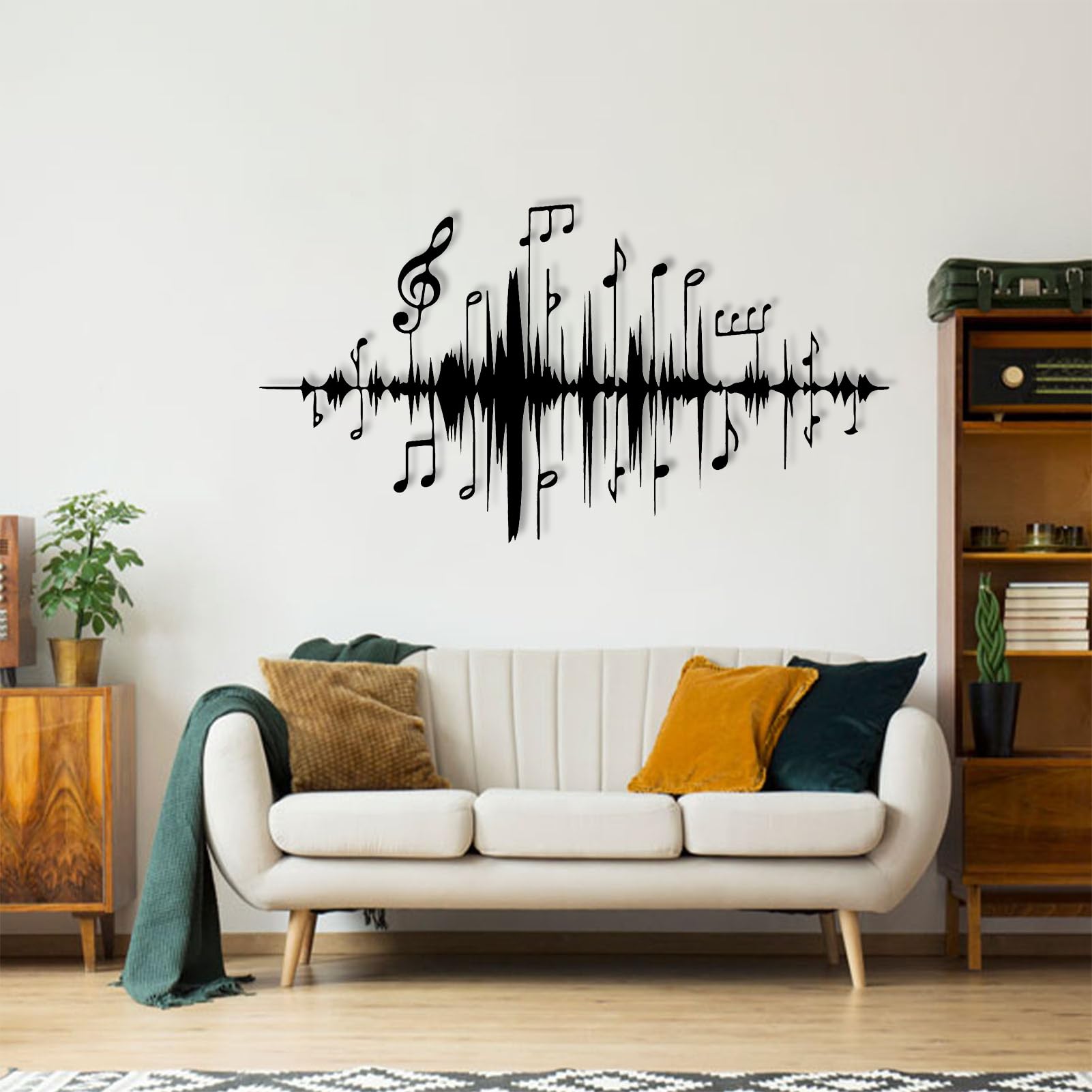 Amazon.com: SZI Musical Notes Metal Wall Art, Metal Music Notes