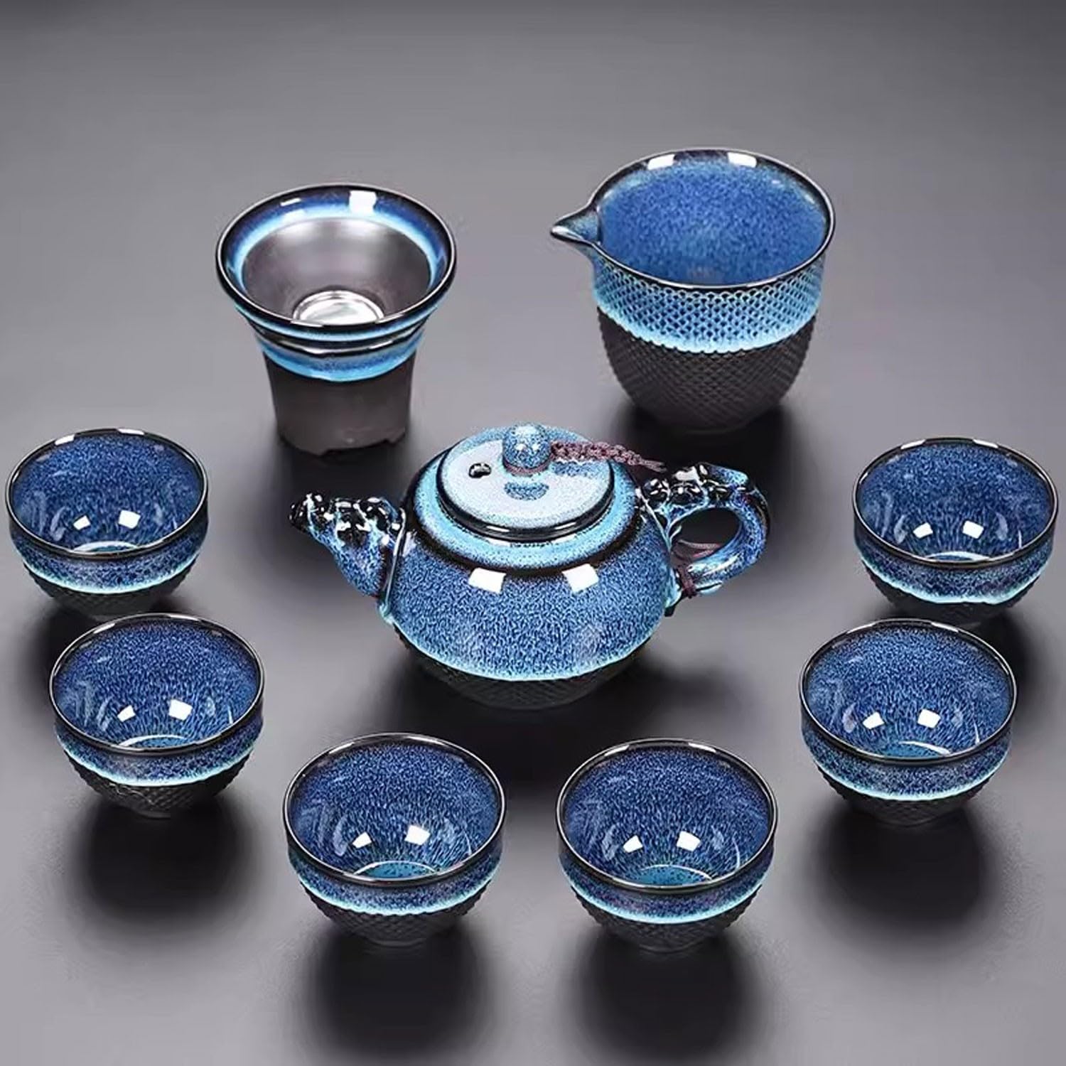 Zestaw Do Herbaty, Zestaw Do Herbaty, Zestaw Do Herbaty, Zestaw Do Herbaty Jianzhan, Zestaw Do Herbaty Ceramicznej Kung Fu Do Użytku Domowego