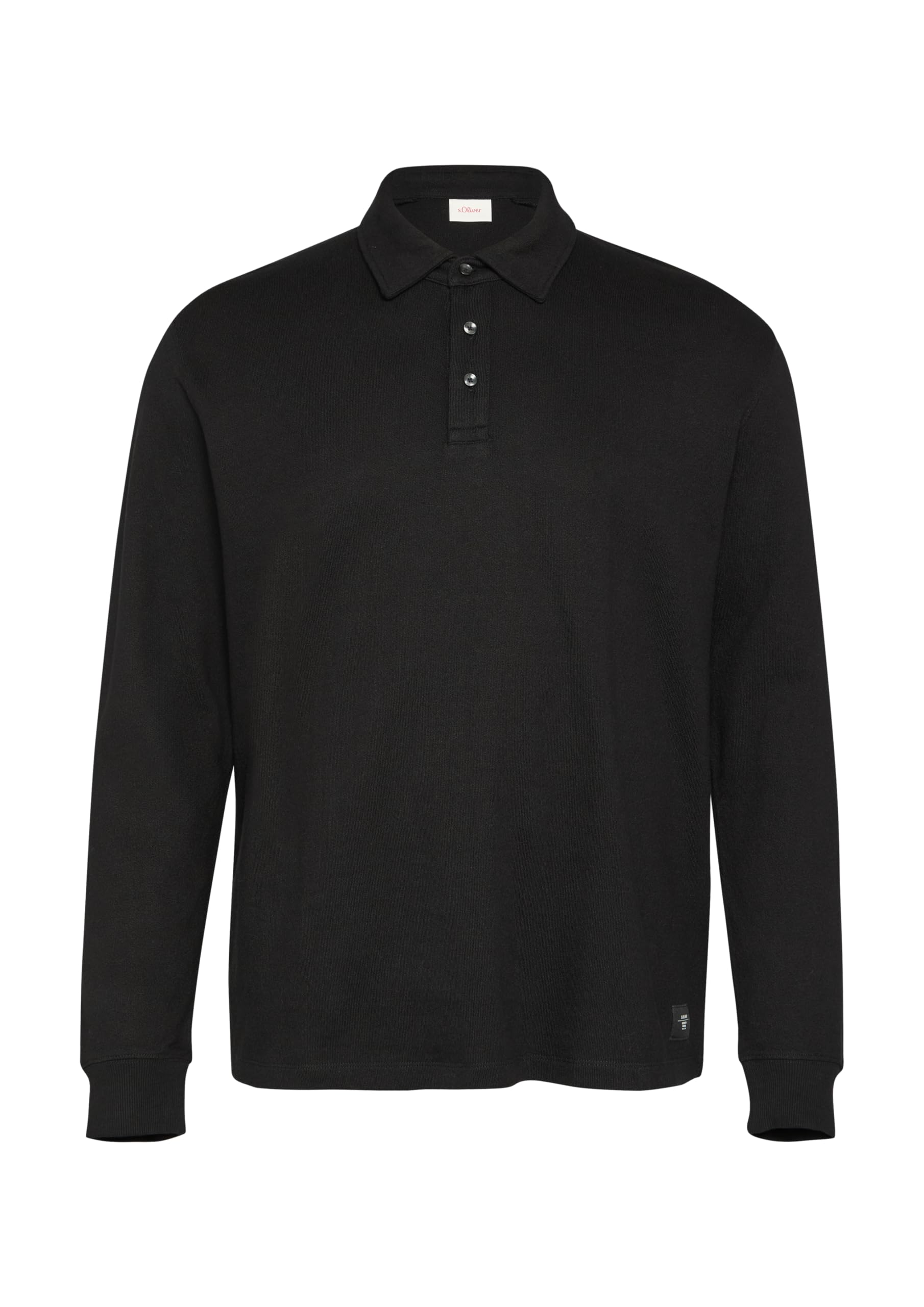 s.Oliver Men's Long-Sleeved Polo Shirt