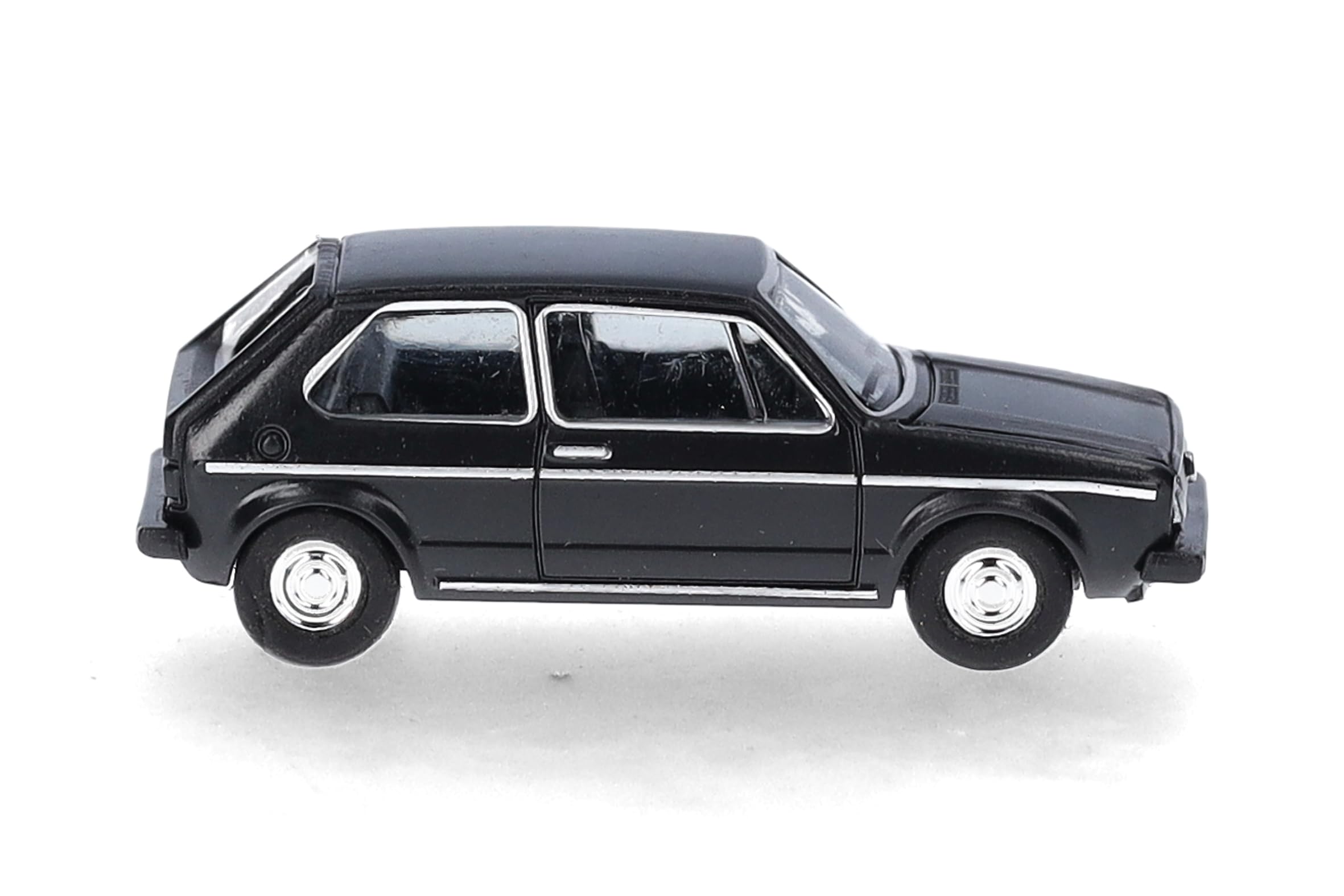 Herpa Model Car VW Golf I, black (TT scale), miniature scale 1:120, collectible, Made in Germany, plastic model - Image 3