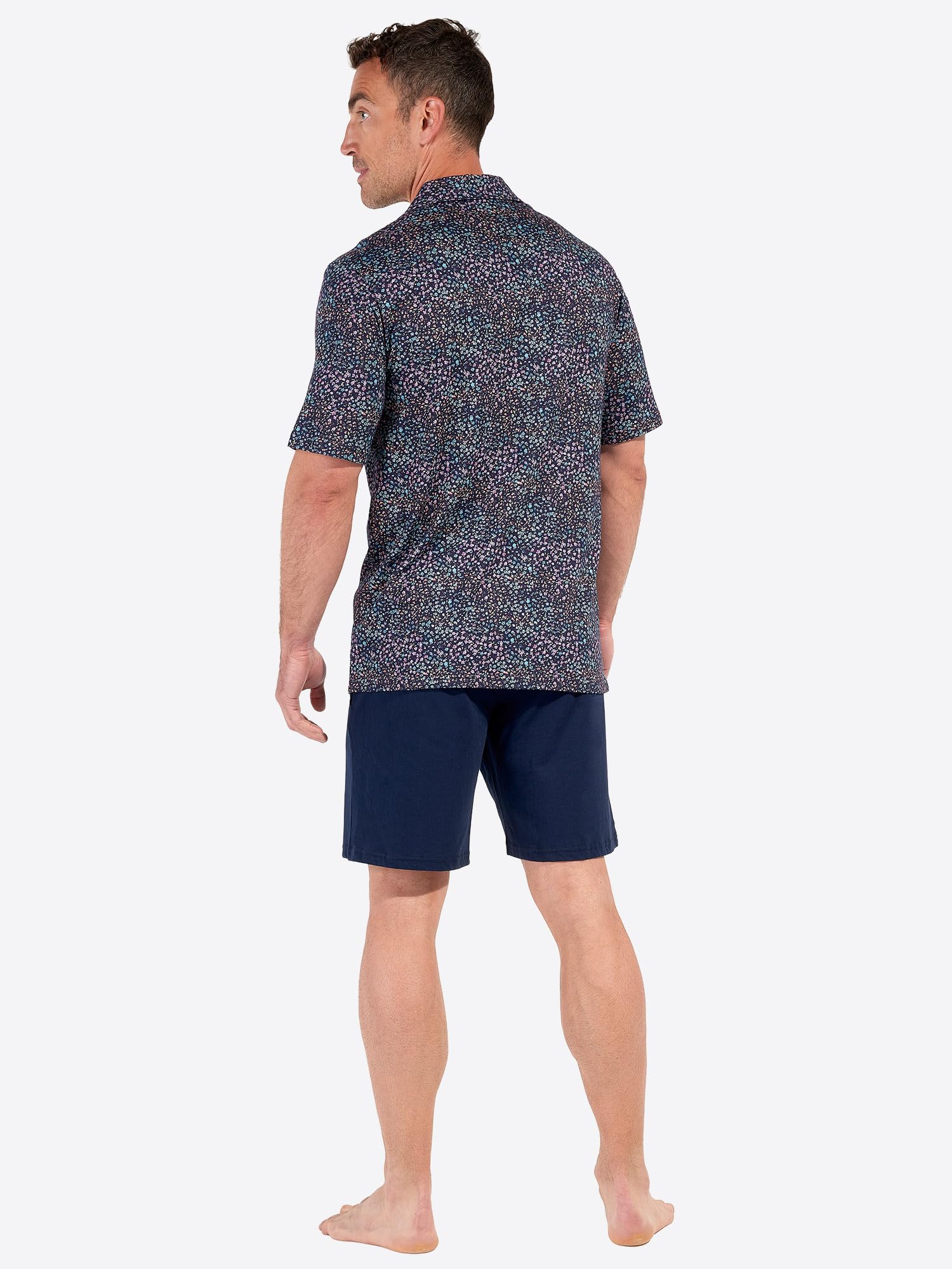 HOM Herren Pyjama Kurzer Vineyard Pajama Set (1er Pack)