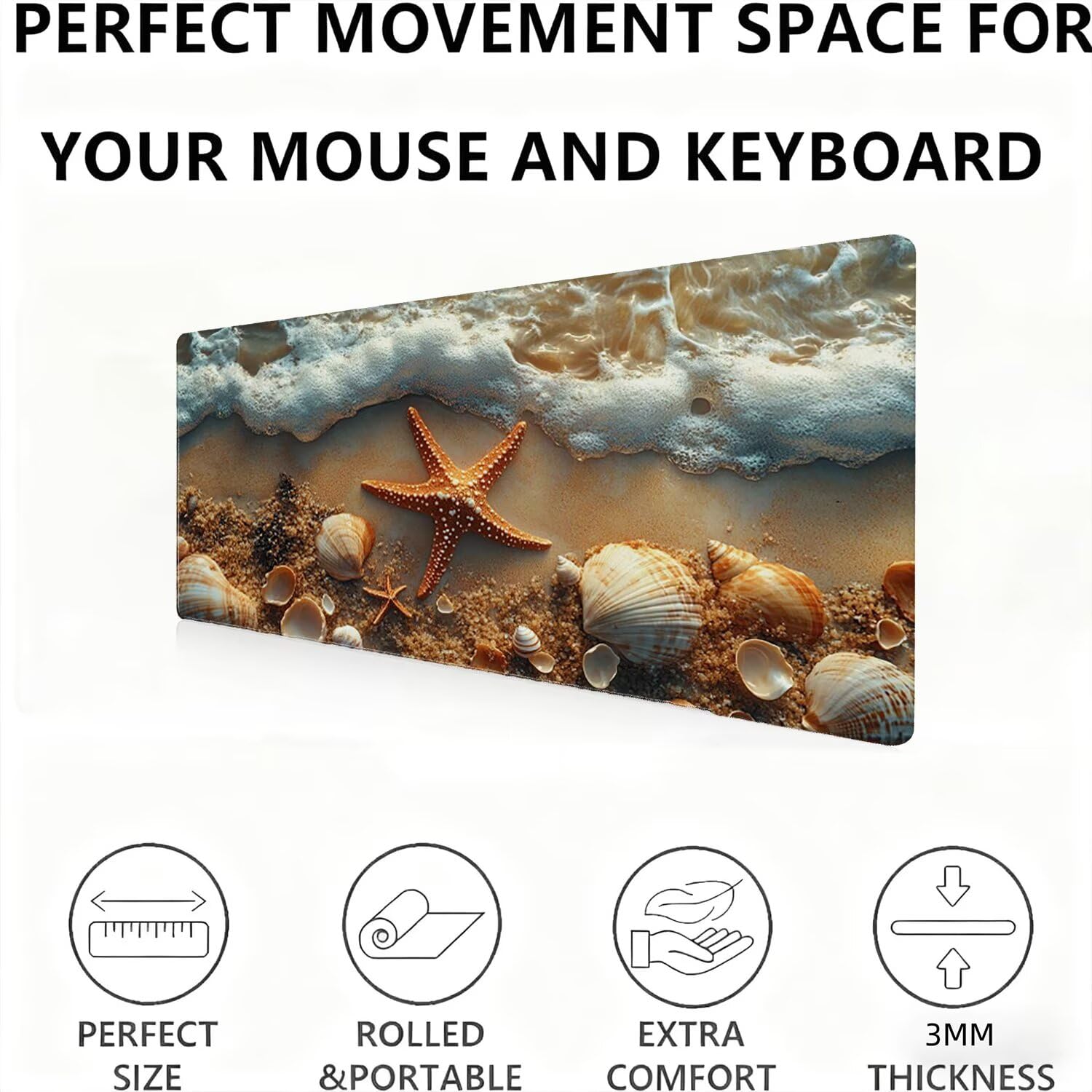 Podkładka pod mysz, podkładka pod mysz XXL 1200 x 600 podkładka pod mysz dla graczy, wodoodporna gumowa podstawa, duża podkładka pod mysz do gier na biurko szyte krawędzie wodoodporna antypoślizgowa