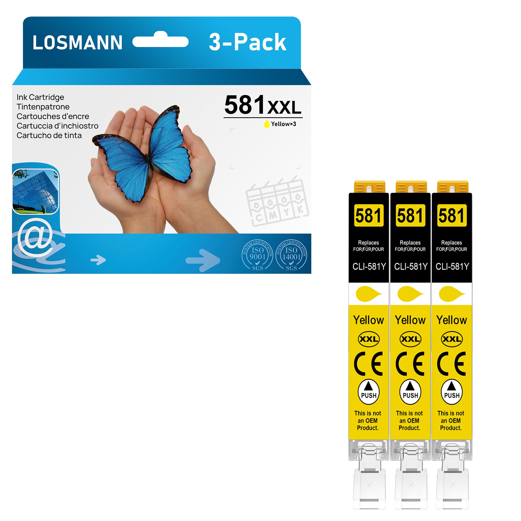 Cartuchos Tinta Canon Pixma Cartuchos De Tinta XL Compatibles Para Canon Pixma | 10 Unidades - TS6150, TR8550, TS705, TS8150 Y Más Tinta Compatible TR7550 TS8150 TS6250