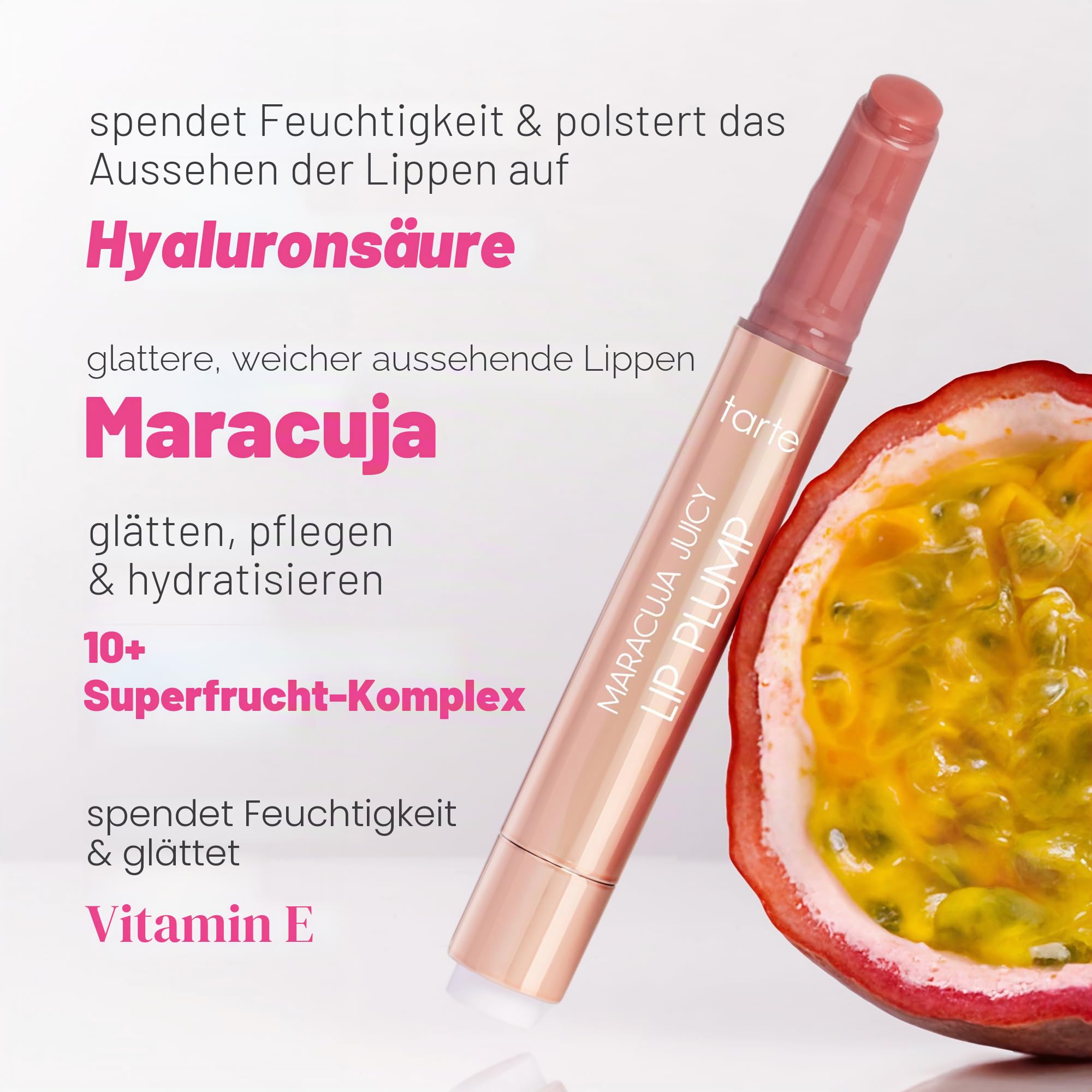tarte Maracuja Juicy Lip Plump Honeysuckle