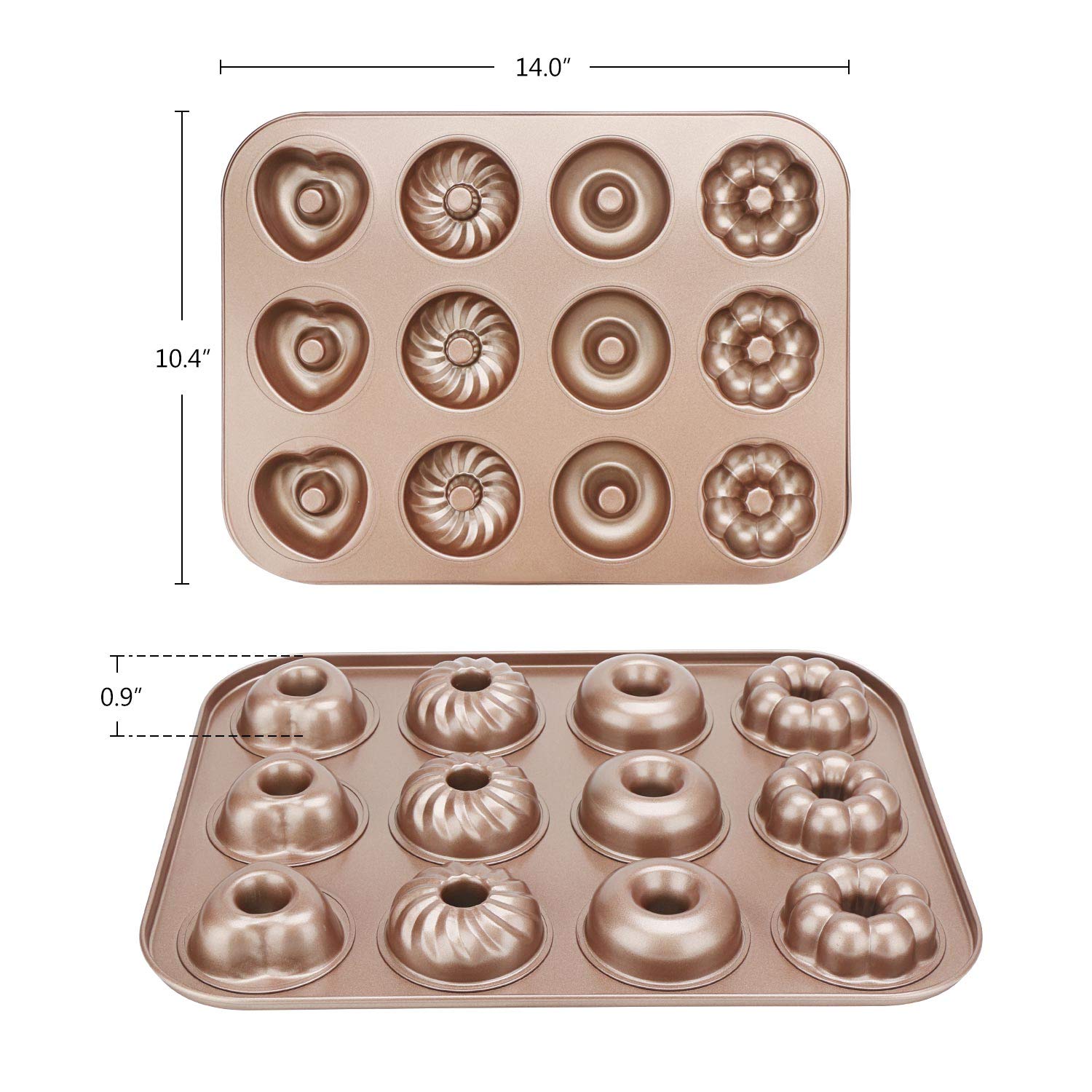 Amazon | Beasea ドーナツベーキングパン 1パック ノンスティック