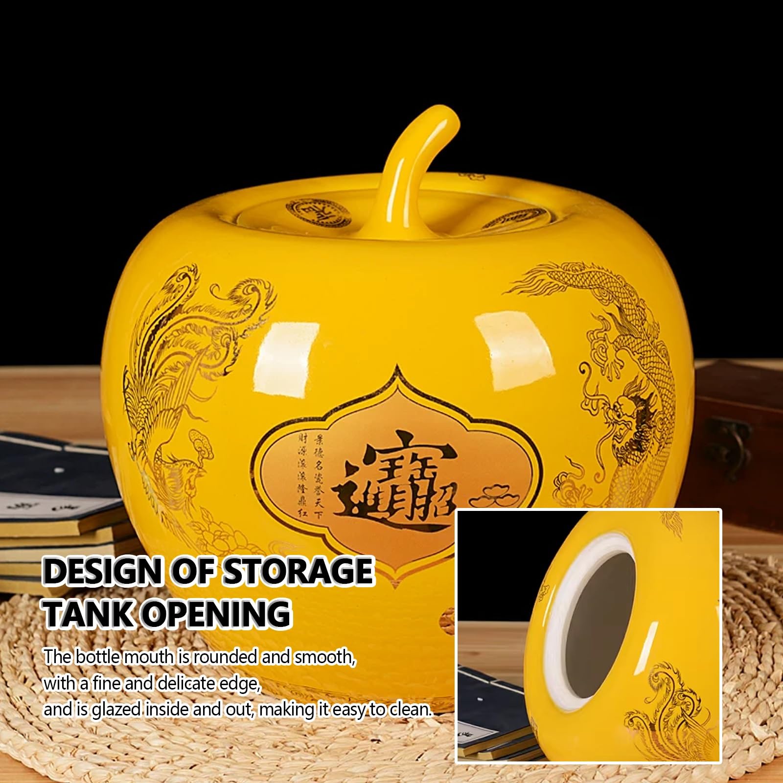 Recipiente hermético para alimentos, dispensador de arroz de gran capacidad con tapa, tarro de almacenamiento sellado de cocina para cereales, harina, azúcar, café y té