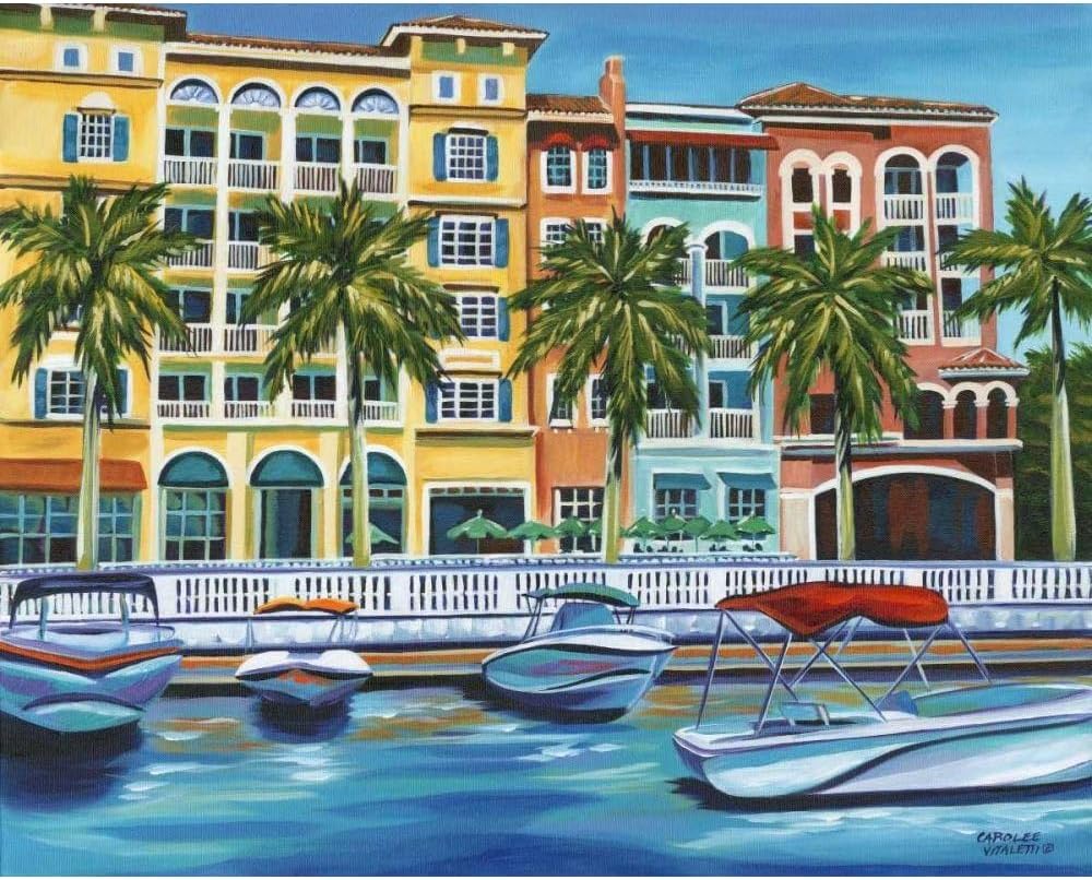 ArtDirect Tropical Rendezvous I Unframed Art Print Giclee Poster by Vitaletti, Carolee - Ready for Framing with Customization Sizes 10x8, 14x11, 20x16, 30x24, 45x36, and 60x48 Inches