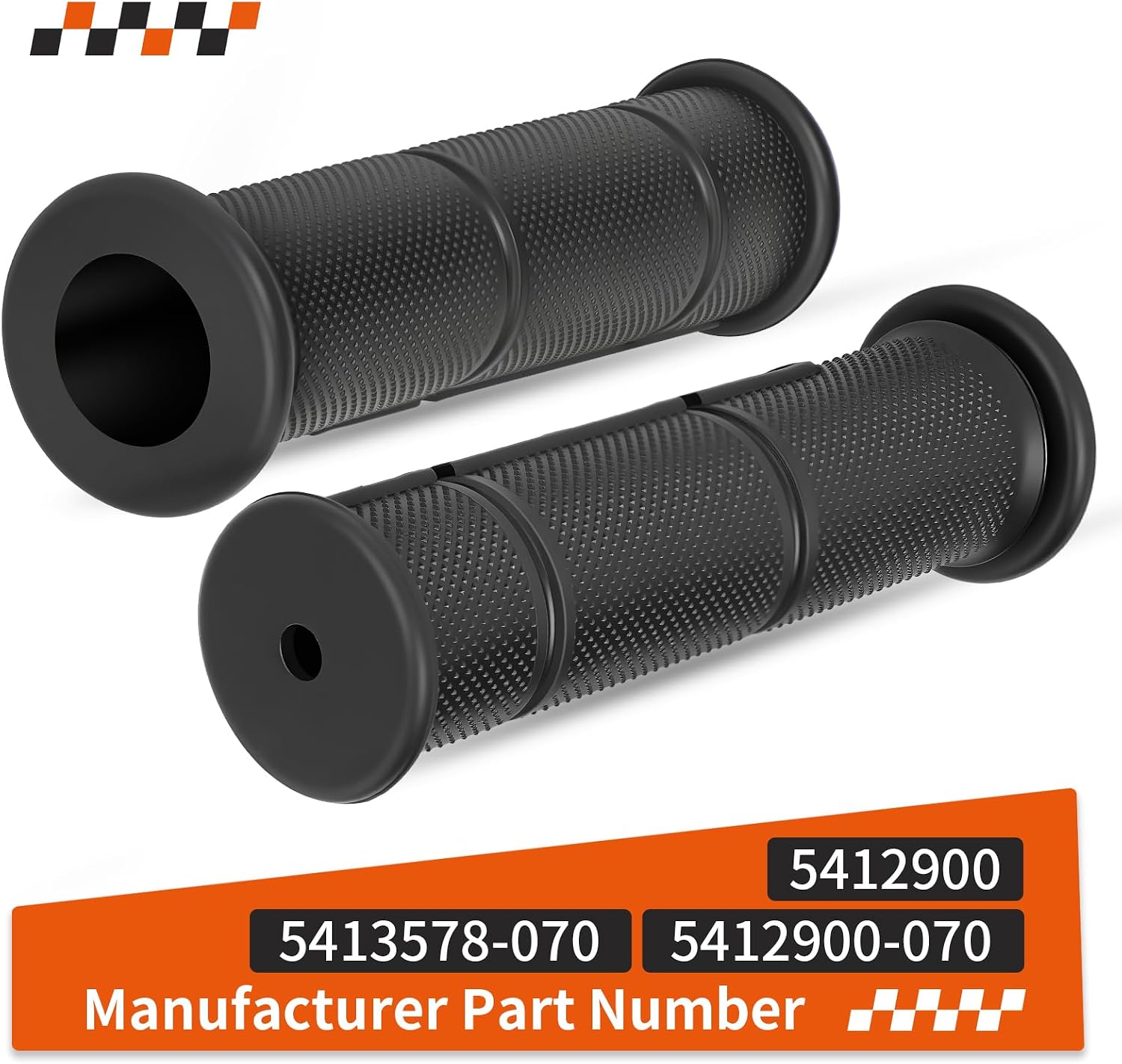 Handlebar Grips for Polaris Sportsman Hawkeye Scrambler Trail Boss Trail Blazer 300 330 400 450 500 550 570 700 800 850 1000 5413578-070 5412900 5412900-070