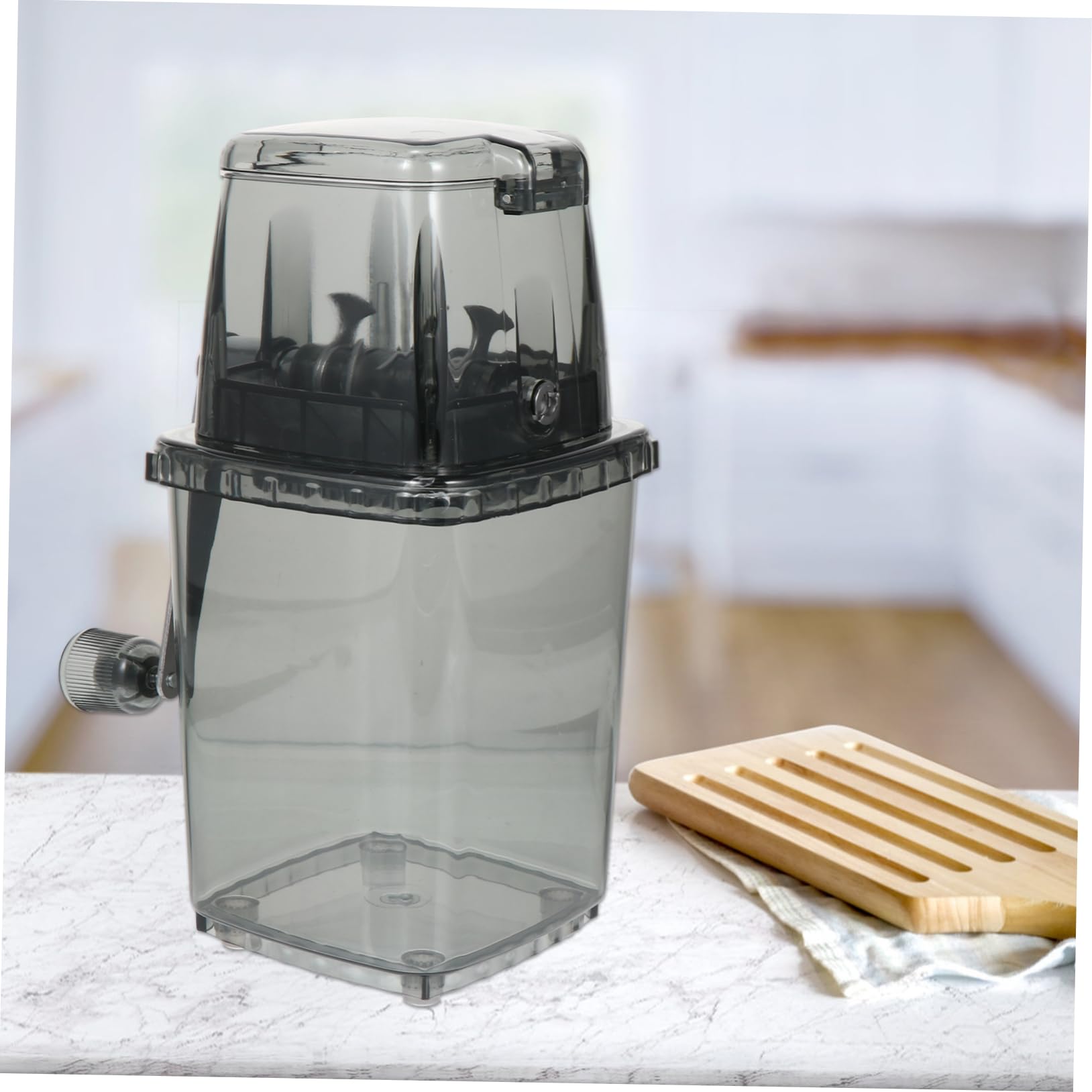 VILLCASE Tritatutto per Ghiaccio Manuale Portatile Piccolo Tritatutto per Ghiaccio per Preparare Granite e Drink Casa Ufficio Movimento