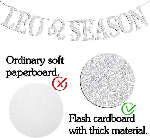 Miniatura 7 de Cartel de la temporada de Leo, cartel de Big Leo Energy, 12 Constelaciones Tema de Historia de Feliz Cumpleaños, Suministros de Decoración de Fiesta