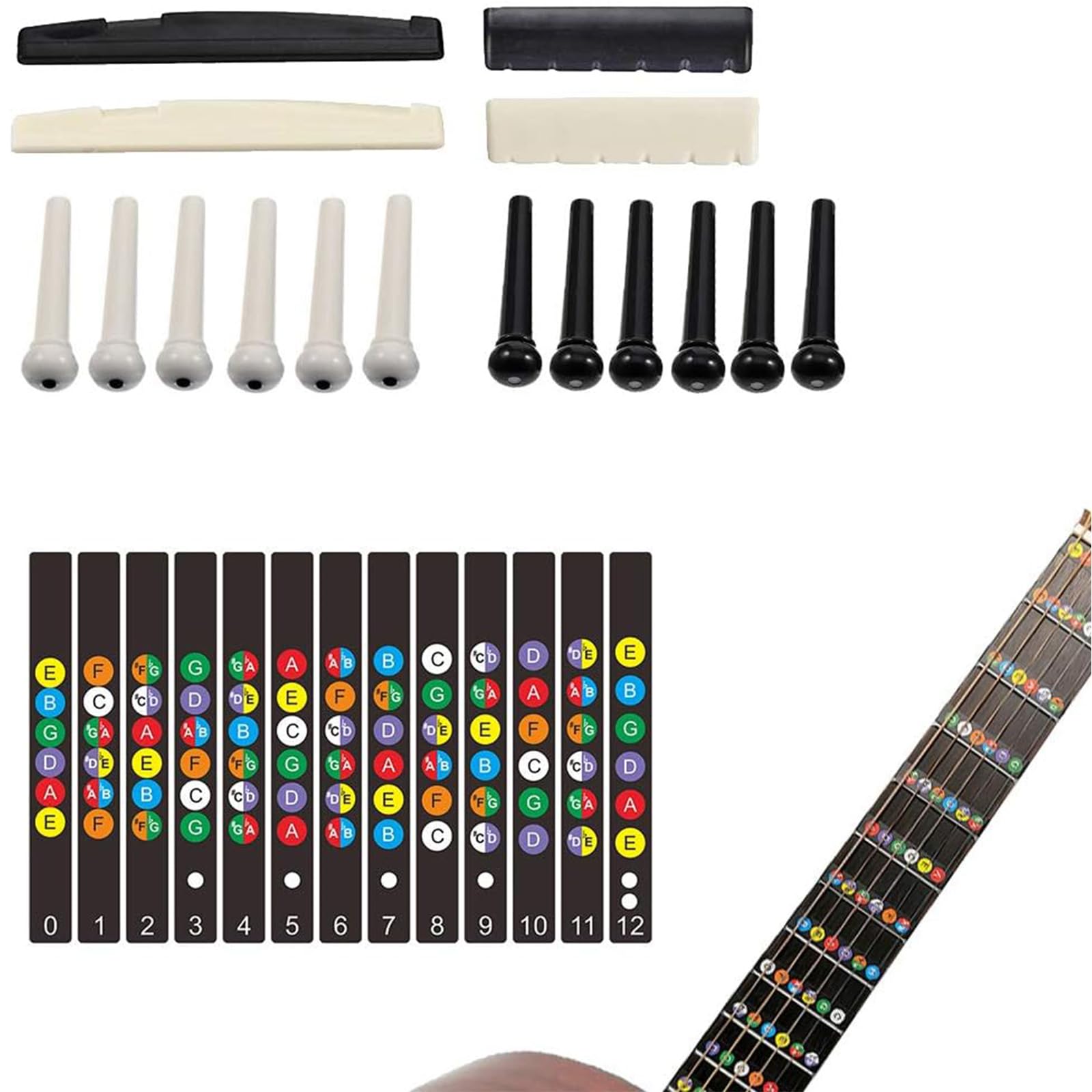99 szt. zestaw narzędzi do naprawy gitary wielofunkcyjny zestaw naprawczy gitary z torbą do przechowywania akustycznych gitar elektrycznych basowych banjo