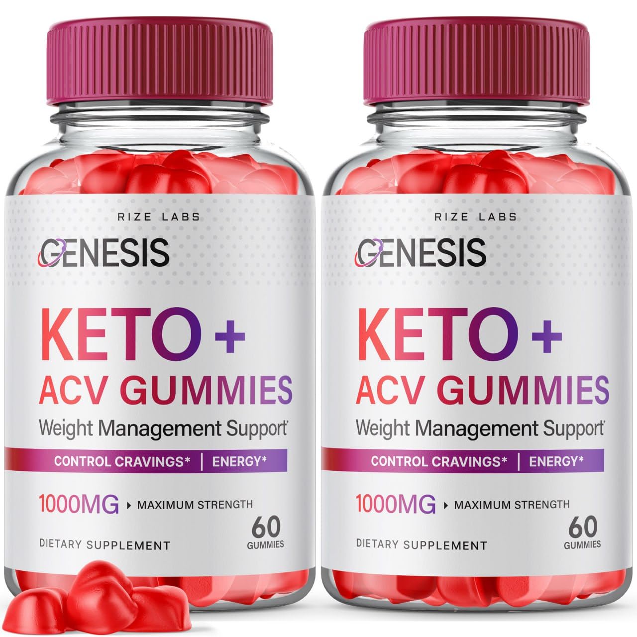 rize labsGenesis Keto Keto+ACV Gummies, Supplement for Advanced Weight Loss, All Natural Extreme 2000mg Gummies (120 Gummies)
