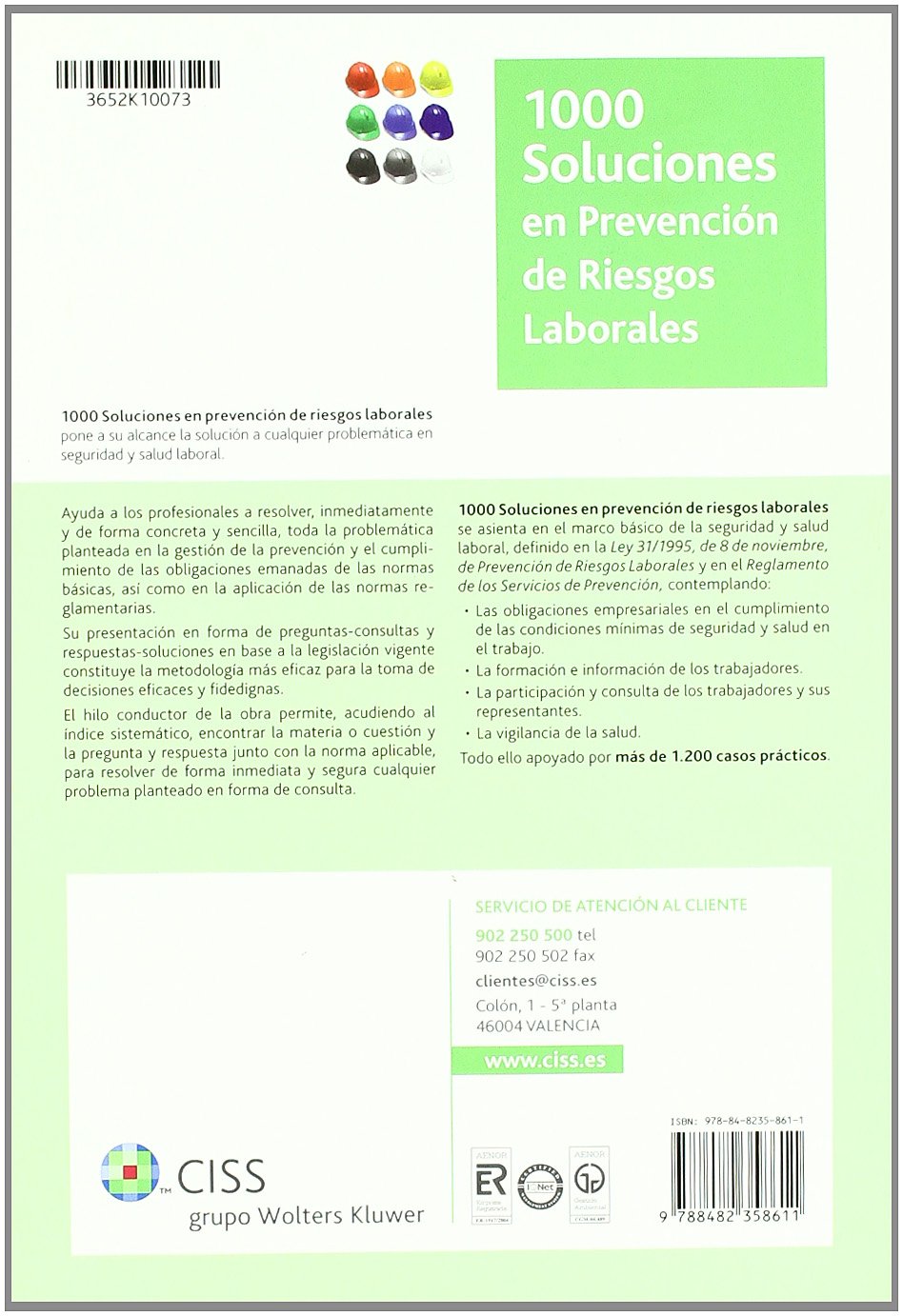 1000 soluciones en prevención de riesgos laborales 2009 (SIN COLECCION)