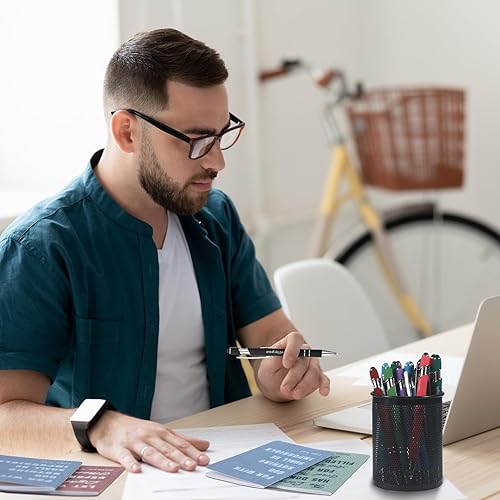 Miniatura 4 de Funrous 32 bolígrafos con cita motivacional, bloc de notas inspiradoras, mini diario motivacional con bolígrafo, cuadernos pequeños, juego de regalo