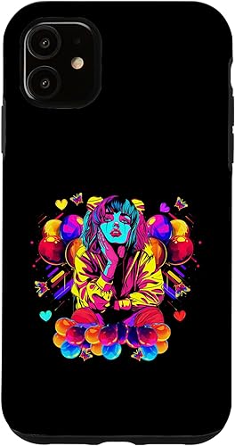 Miniatura 6 de iPhone 11 Pro Max Streetwear synthwave 80s 90s retro anime Emo clown fashion Case