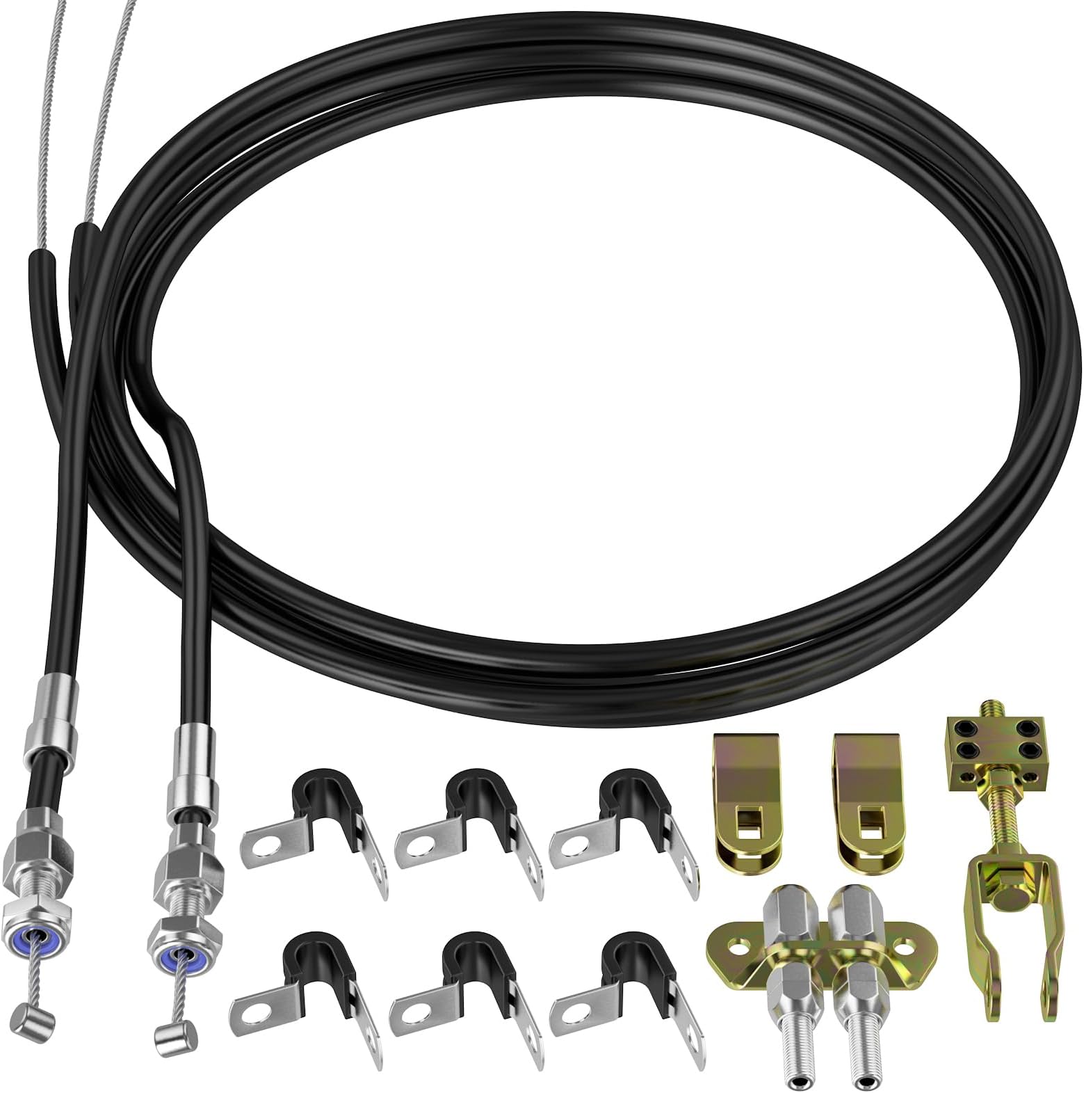Universal 110 inch Parking Brake Cable Kit Emergency
