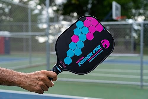Miniatura 4 de Gamma Pickleball Paddles, Fusion Series, React, Power, Wider Surface Maximizes Hit Potential for All Skill Levels, IndoorOutdoor Racquet, USAPA