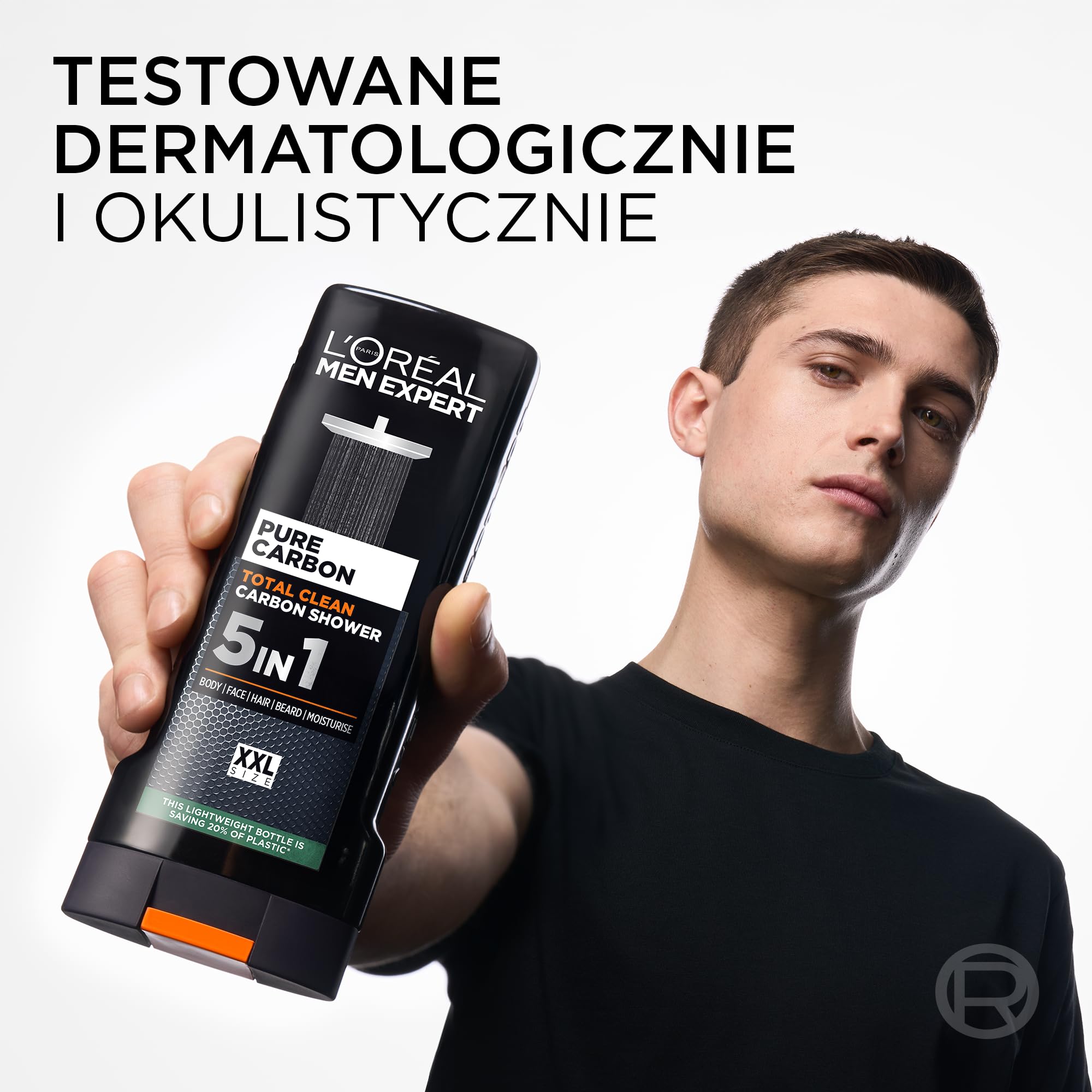 L'Oréal Paris Men Expert, Żel pod prysznic, Total Clean, 400 ml