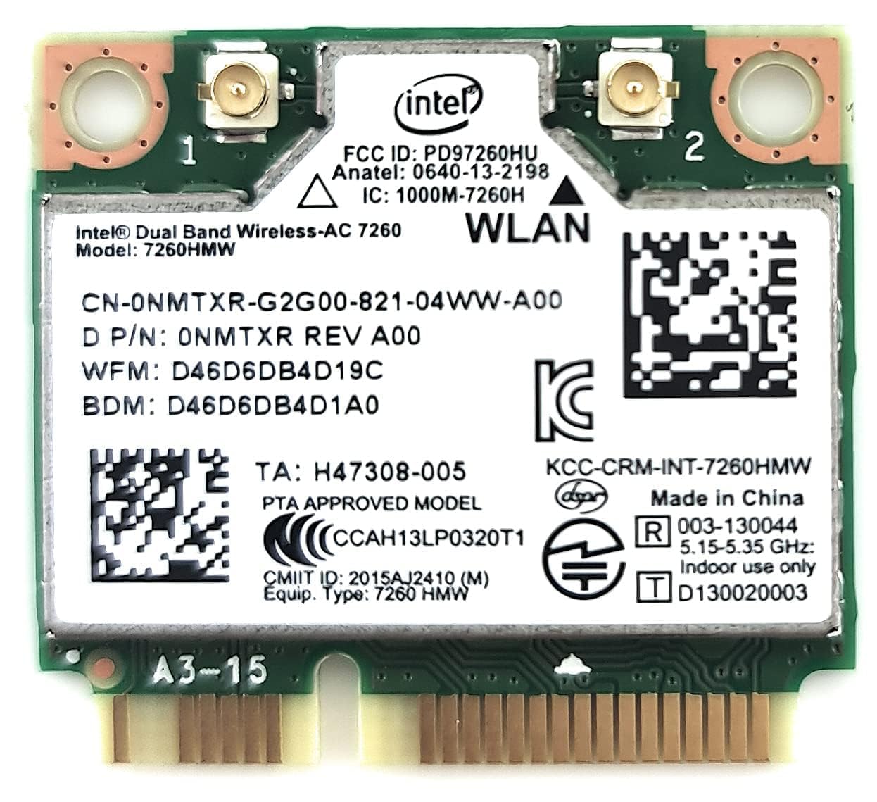 Amazon.com: Intel Dual Band Wireless-AC 7260 Network Adapter (7260