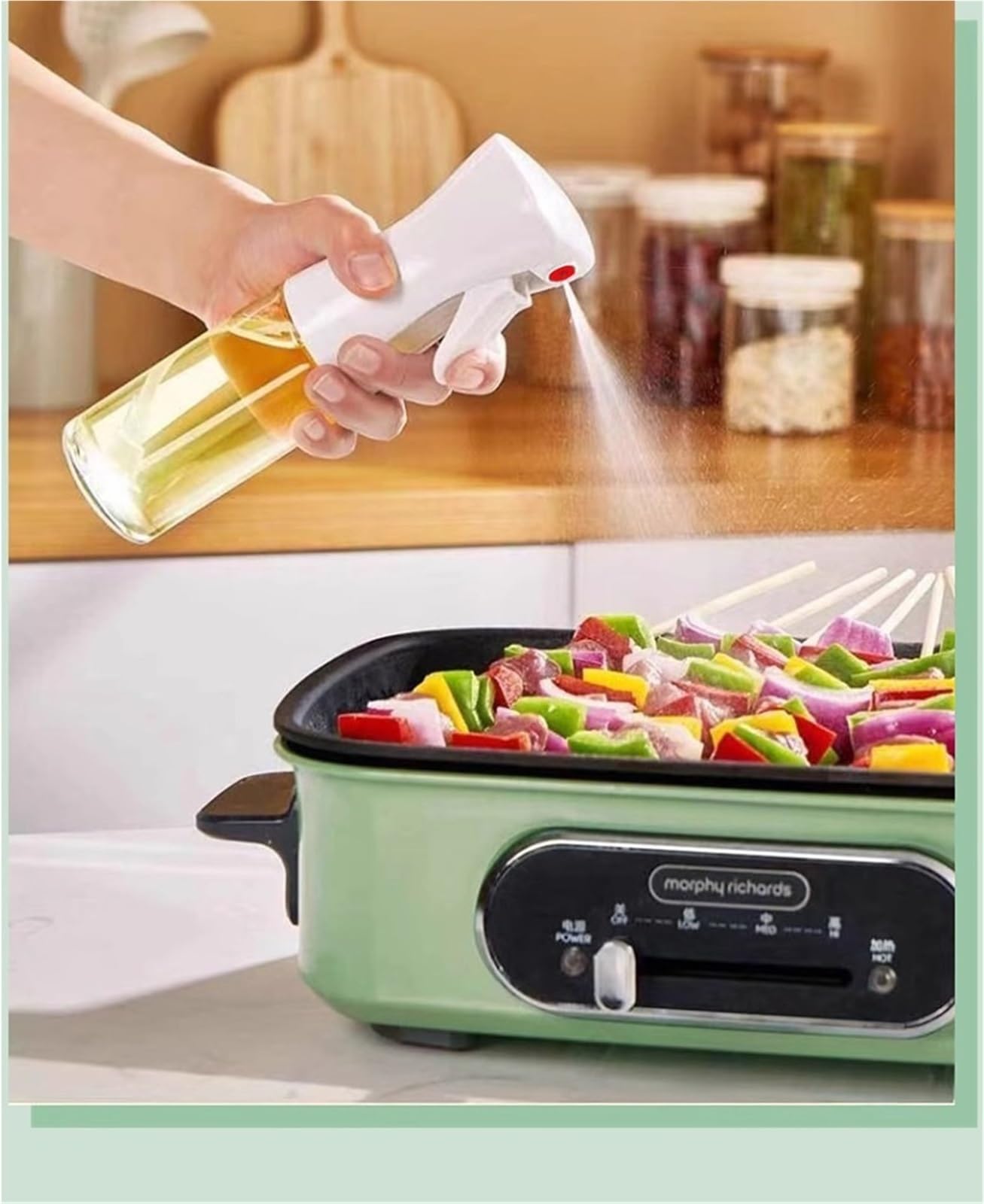 Pulverizador de aceite de cocina, Botella Rociadora De Aceite for Cocina, Pulverizador for Freidora Aire, Barbacoa Y, 10 Uds(Black)