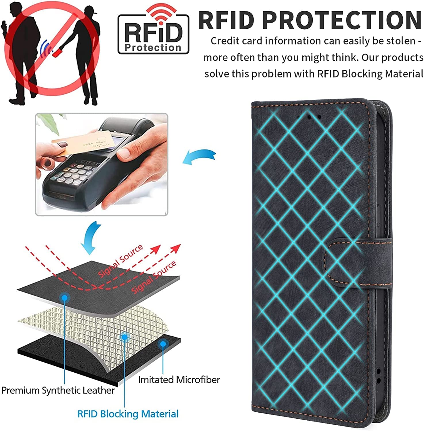 DESSEN Cover Per OPPO A98 5G Con Anello Magnetico, Custodia