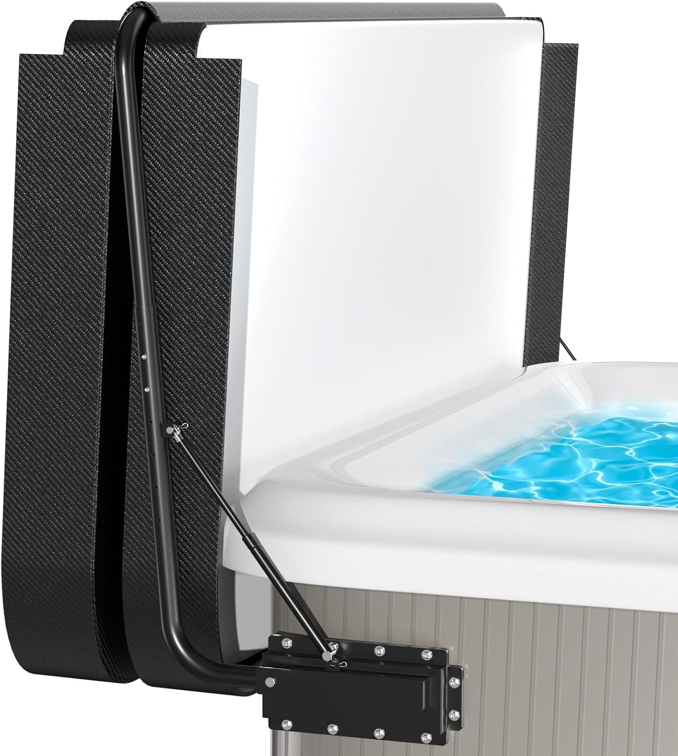Hot Tub Cover Lift Spa Cover Lifter Hot Tub Accessories Universal Heavy-Duty Spa Lid Cover Lift Removal System