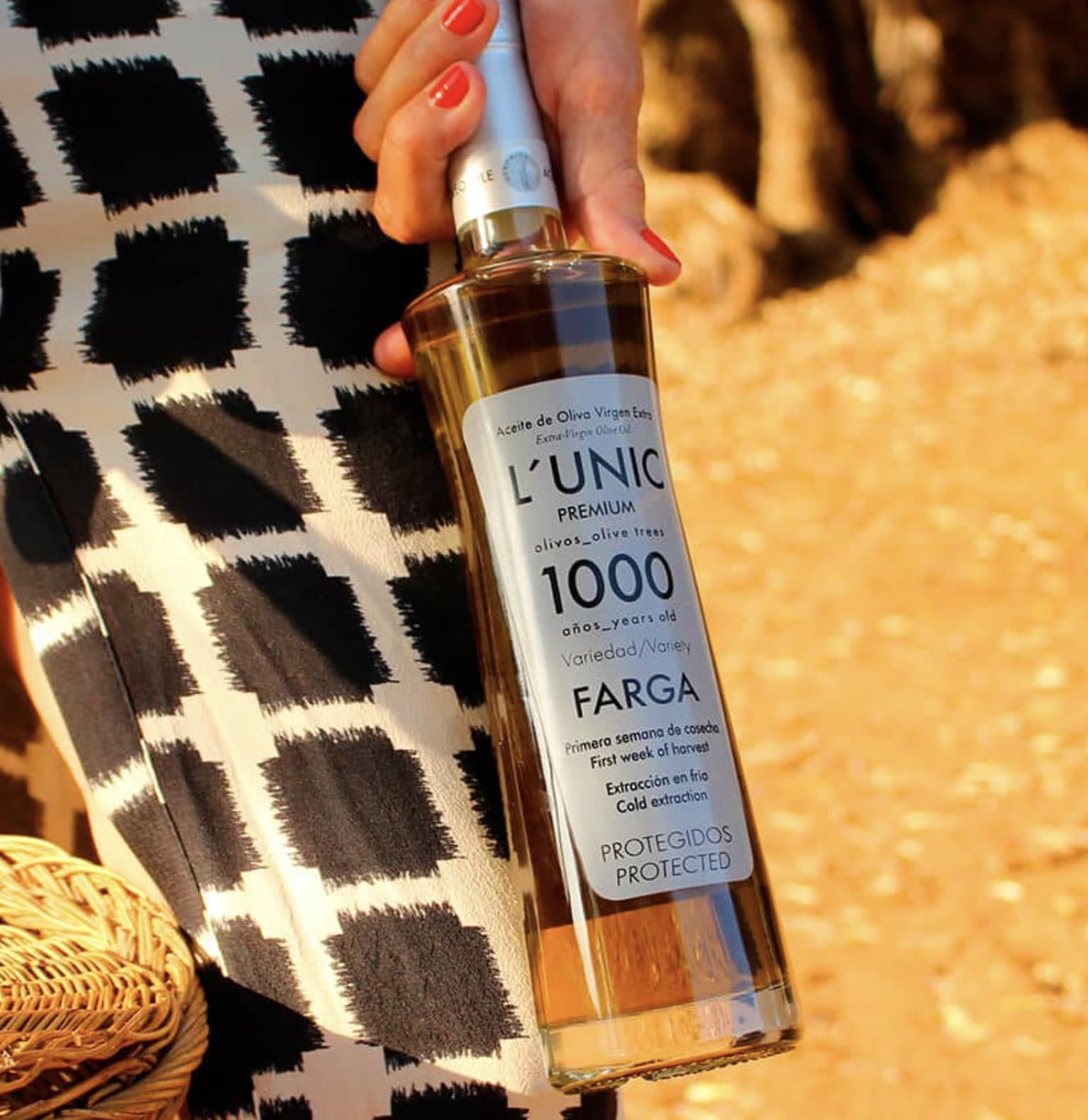 L'UNIC | Oliwa z oliwek z pierwszego tłoczenia tysiącletnich drzew oliwnych - 1000-letni zestaw prezentowy 500 ml