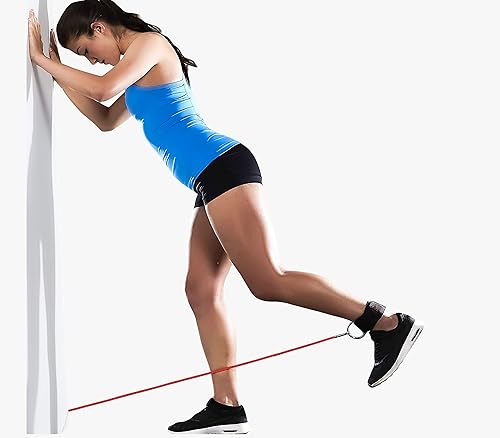 Miniatura 6 de VPX - Correas de muñeca de tobillo para máquinas de cable y bandas de resistencia  Anillos de neopreno acolchados ajustables de alta resistencia