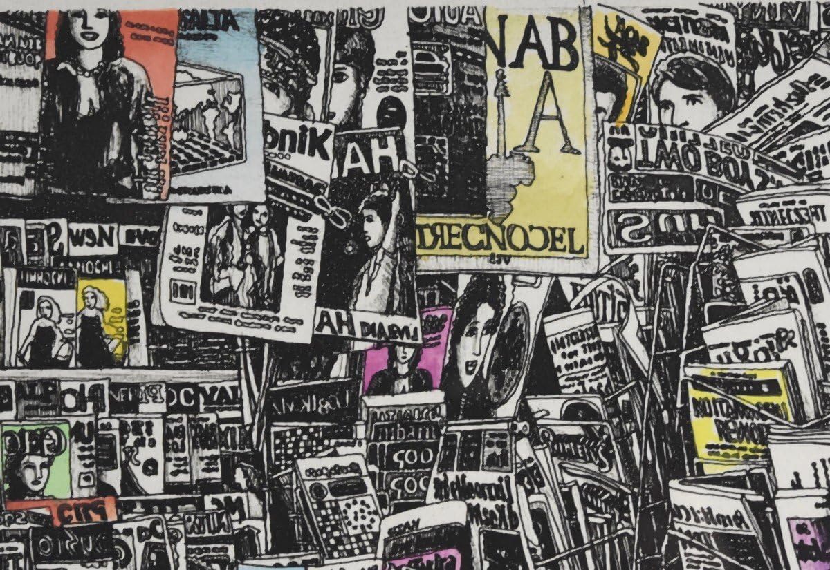 Amazon.co.jp: 佐藤正明 AP Newsstand No.35-B（SP）版画 複合技法 AP