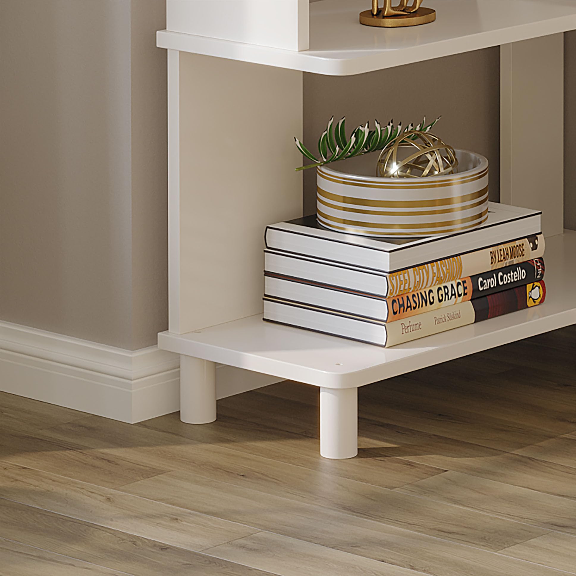 Amazon.com: BALANBO Corner Bookshelf, Multi-Layer Display Shelf