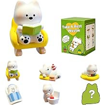 Take A Rest Westie Series Dog Blind Box Figures, Cute Dog Random Design Action Figures Collectible Toys, Desktop Decoration Holiday Birthday Gifts