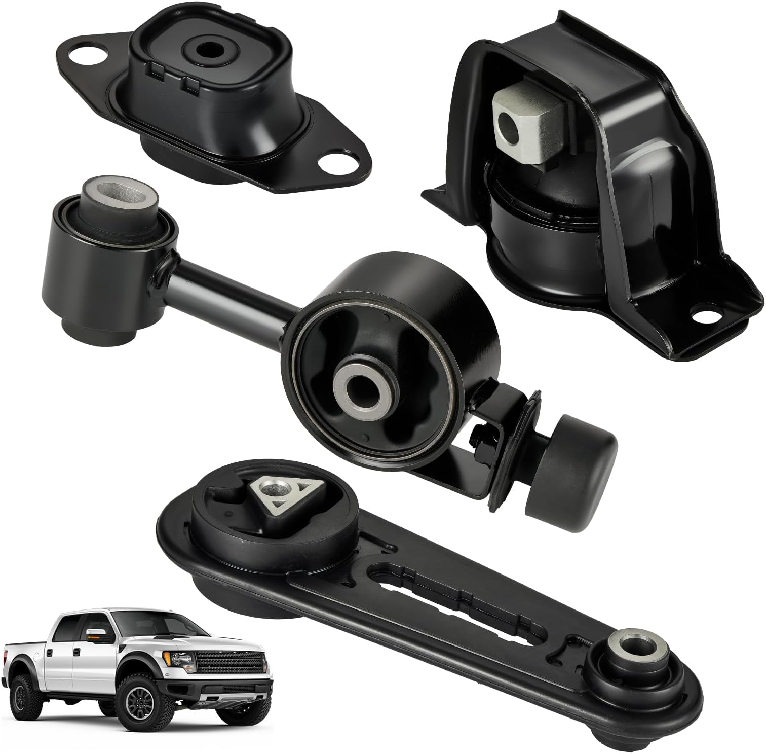 BDFHYK 4PCS Engine Motor and Trans Mounts Compatible with Nissan Cube 2009-2014 L4 1.8L,Compatible with Nissan Versa 2007-2012 L4 1.8L Replace A4312 EM9230 9230 1042064 112202DV0A 11220ED000