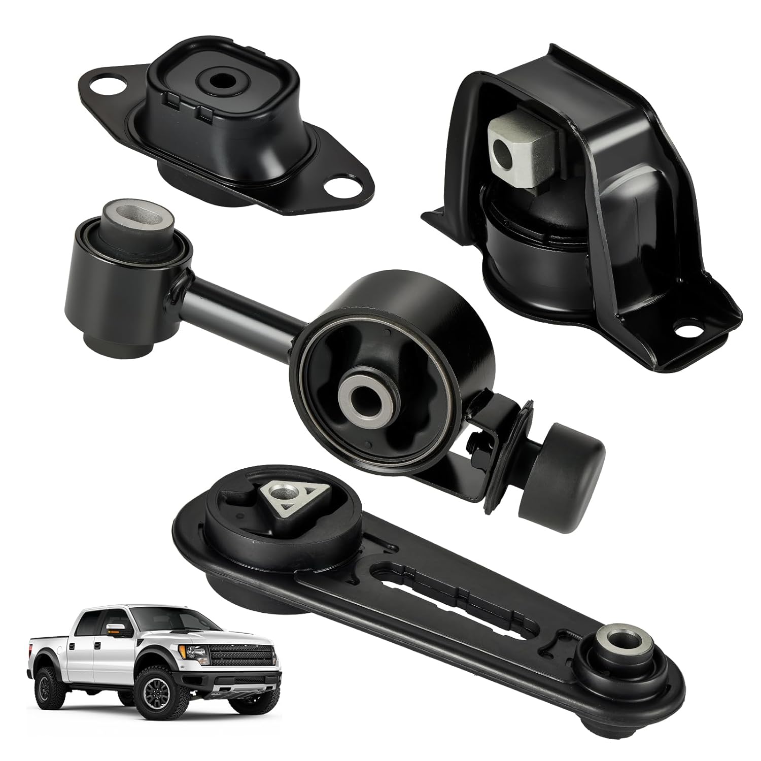 BDFHYK 4PCS Engine Motor and Trans Mounts Compatible with Nissan Cube 2009-2014 L4 1.8L,Compatible with Nissan Versa 2007-2012 L4 1.8L Replace A4312 EM9230 9230 1042064 112202DV0A 11220ED000