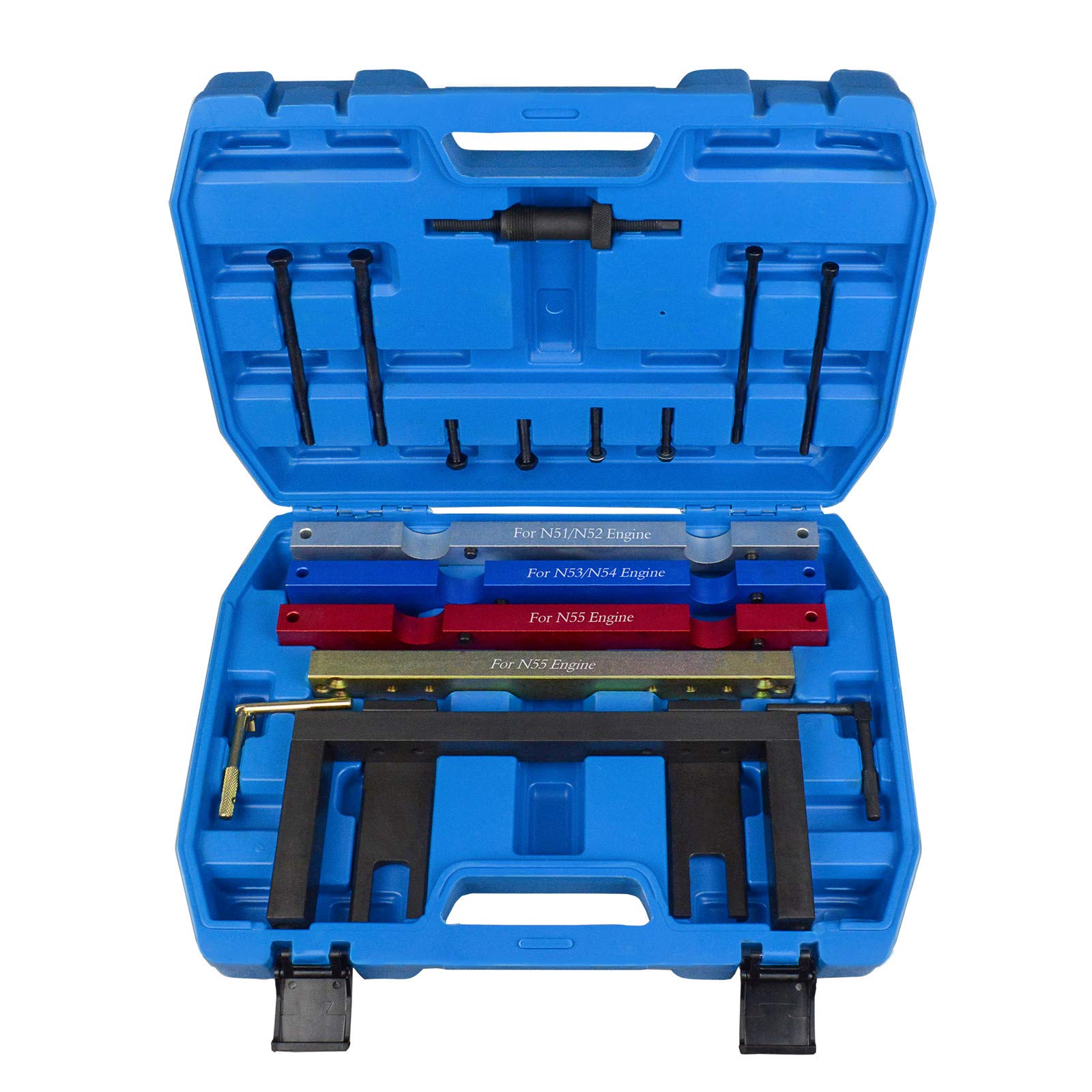 OIMERRY Engine Camshaft Locking Tool Kit Compatible with BMW 2.5 3.0 N51 N52 N53 N54 N55, Master Van