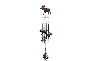 Sunset Vista Designs Wilderness Wonders Moose Wind Chime
