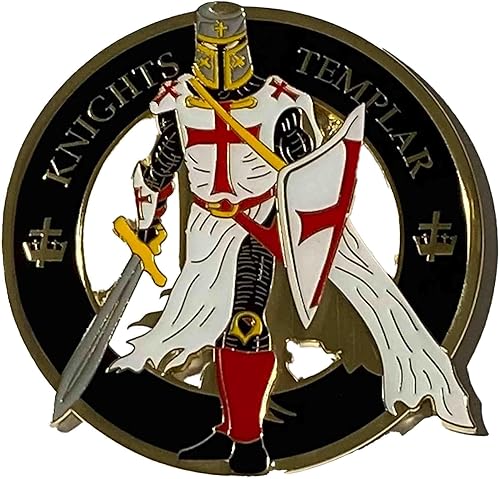 Miniatura 1 de Emblema de coche de los Caballeros Templarios (3")