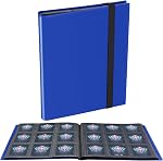 Card Binder, Upgraded 9 Pockets Trading Card Collection Binder for Cards, 432 Card Book Holder Album for Yugioh, MTG, TCG, Magic, Sports Cards - Blue