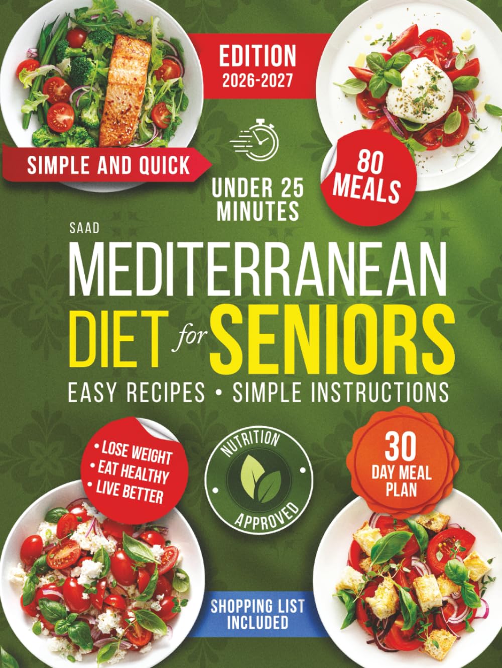 Mediterranean Diet Cookbook for Beginners – Healthy Eating Cook Books with Easy Mediterranean Diet Meal Plan – Easy Recipes and Instructions – Ideal