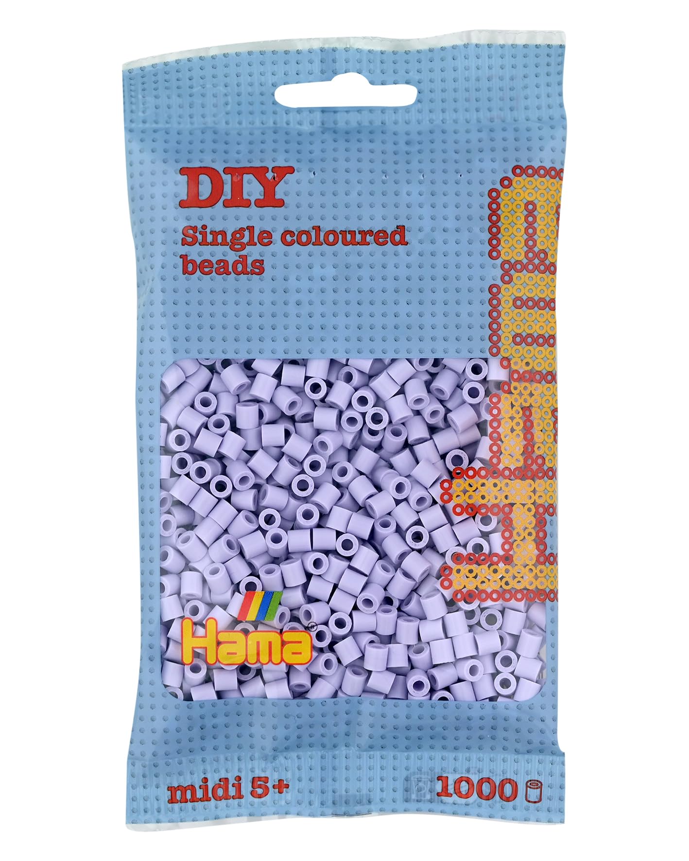 HAMA Bolsa de perlas | Aprox. 1000 cuentas midi fusibles para manualidades y mosaicos | Perlas de fusión para niños creativos 5+ | Juego de arte y decoración | Light Blue — view 8