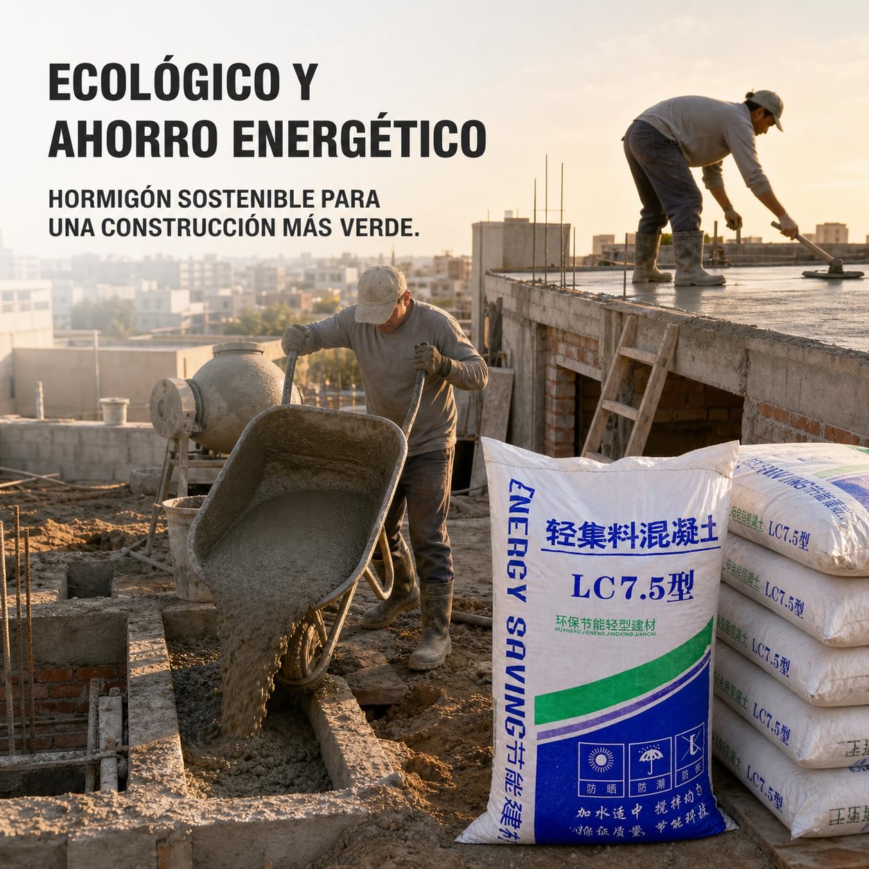 Mezcla Hormigón Ligero Construcción, style to 1