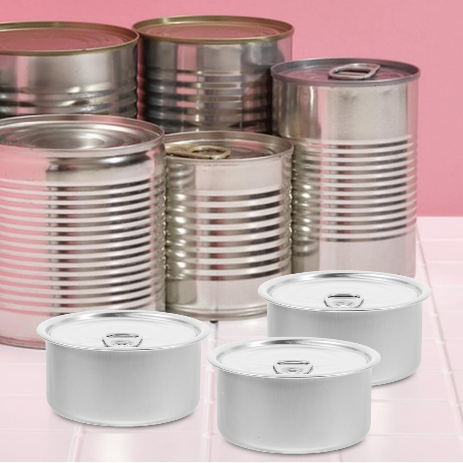10 Lattine In Alluminio 180 Ml Con Coperchio Ermetico – Contenitori Leggeri Per Caffè, Snack E Cibo Per Animali, Ideali Per Campeggio E Viaggi
