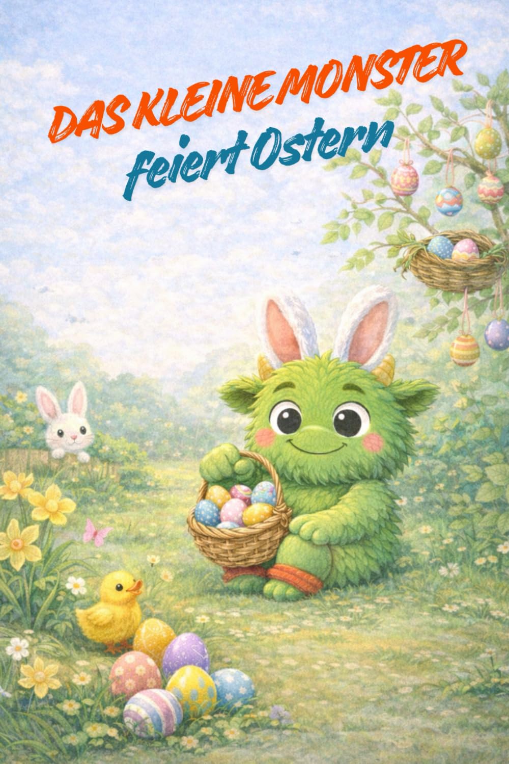 Das kleine Monster feiert Ostern: Ein frühlingshaftes Bilderbuch für kleine Kinder von 2-5 Jahren