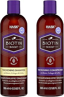 Biotin Boost Thickening Shampoo & Conditioner Combo (355ml*2) | For Thicker, Fuller Hair | With Biotin & Caffeine | Sulfate & Paraben Free