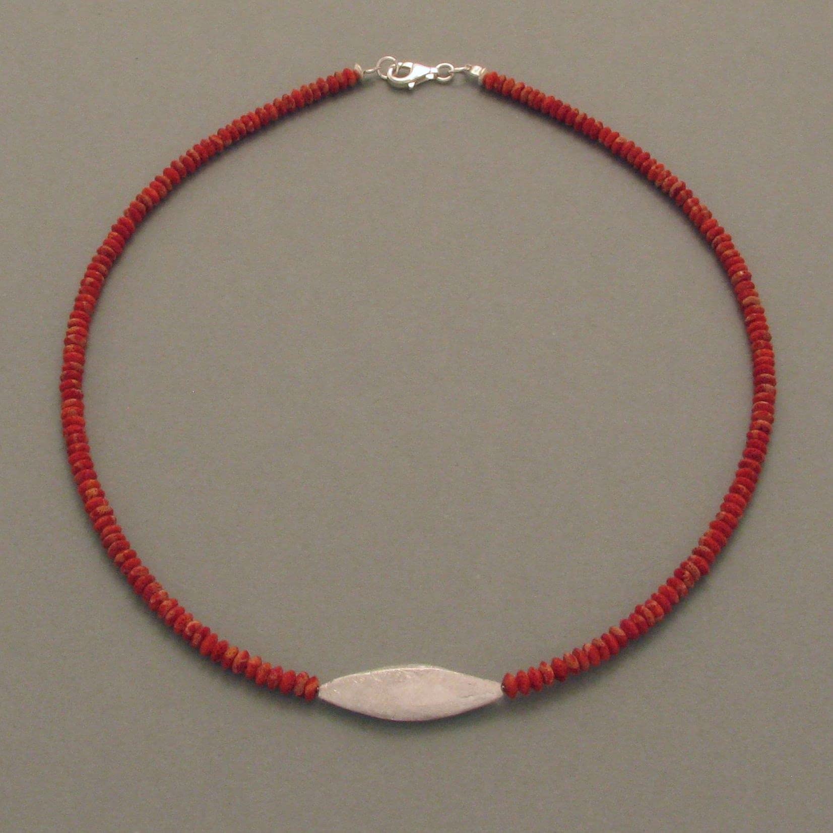 Kette Schaumkoralle, Silber