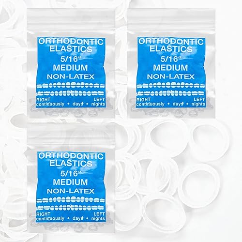 Miniatura 7 de 300 bandas elásticas intraorales ligeras de 316 pulgadas sin látex, bandas elásticas ortodónticas unimédicas, bandas de goma dentales sin látex,