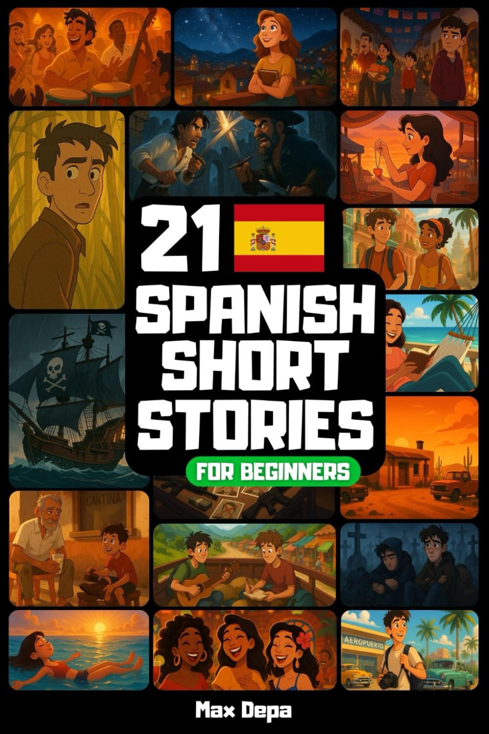 21 Spanish Short Stories For Beginners: Simple and Captivating Tales for Learning Spanish Vocabulary