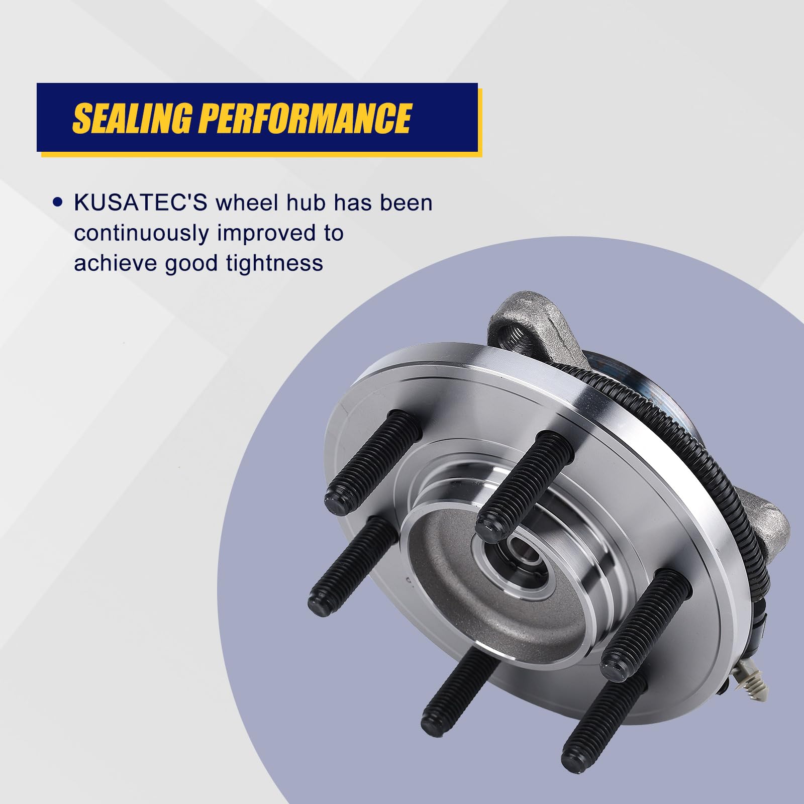 Motorcraft HUB357 Hub-Wheel Bearing Assembly – 1 Pack, Genuine Ford Part