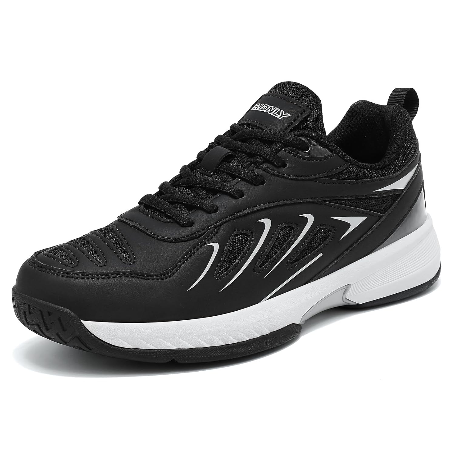 Pickleball Shoes Men Tennis Shoes Extra Wide Non Slip Lightweight Breathable Sneakers All Court Athletic Racquet Sport Shoes